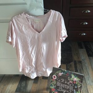 Cloth and stone pale pink top